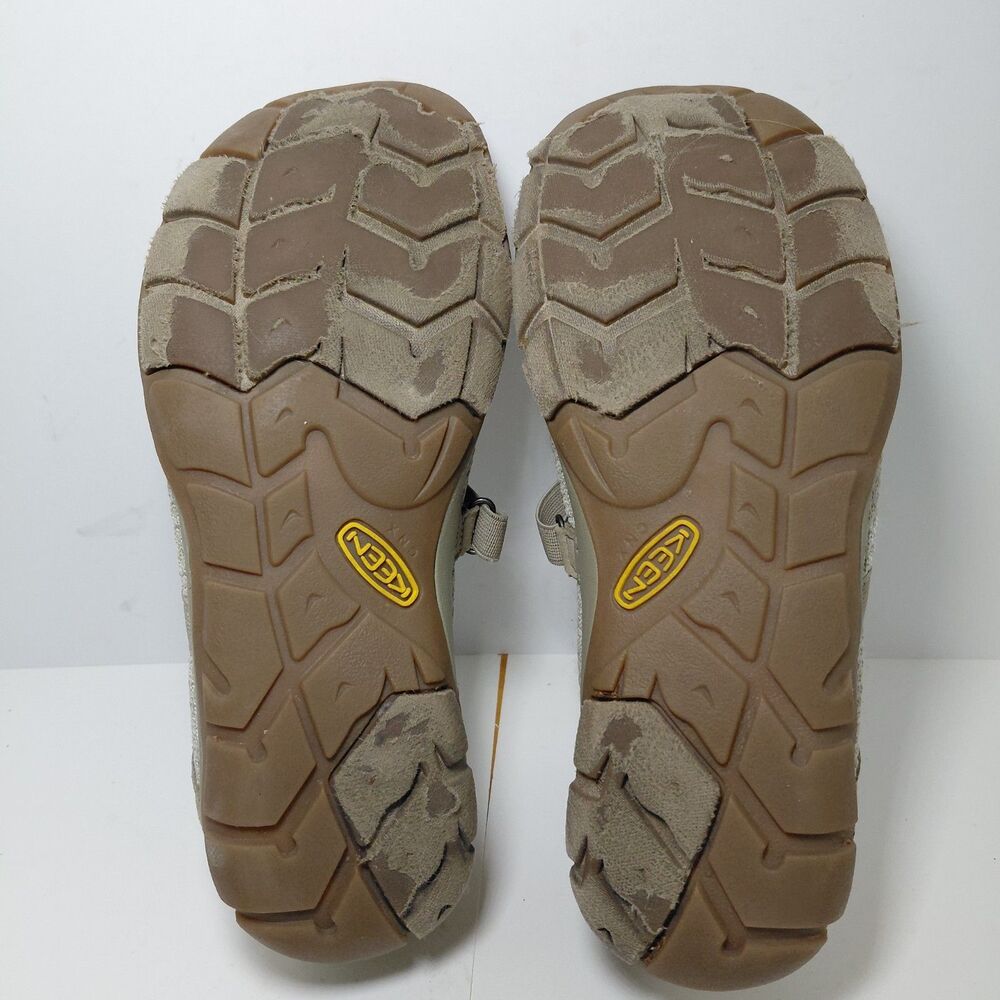 Keen Hush Knit Mary Jane Comfort Slip-Ons Taupe & Tan Women's Size 9 - Picture 12 of 12